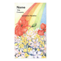 Rainbow Blooms Business Card