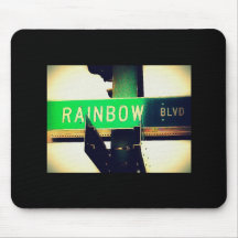 rainbow blvd mouse pads