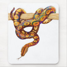Rainbow Boa Constrictor Mousepad