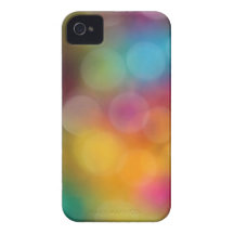 Rainbow Bokeh iPhone 4 Case-Mate Cases