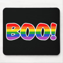 Rainbow Boo Mousepad