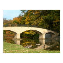 Rainbow Bridge in Fall Postcard