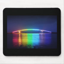 rainbow bridge mousepad