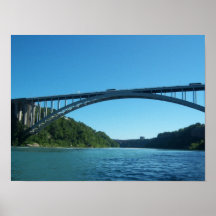 Rainbow Bridge Niagara Falls Poster