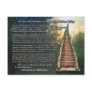 Rainbow Bridge Poem Sympathy Card Postcards