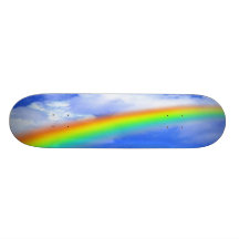 Rainbow Bright Custom Skate Board