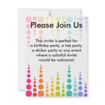 Rainbow Bubble Dots