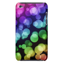 Rainbow bubble ipod case iPod touch case