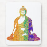 Rainbow Buddha Mouse Pads