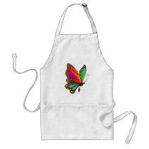 Rainbow Butterfly Apron