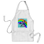 Rainbow Butterfly Apron