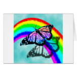 Rainbow Butterfly Greeting Card