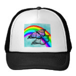 Rainbow Butterfly Hats
