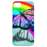 Rainbow Butterfly iPhone 5 Cases