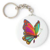 Rainbow Butterfly Keychains