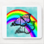 Rainbow Butterfly Mousepads