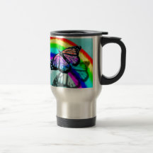 Rainbow Butterfly Mugs
