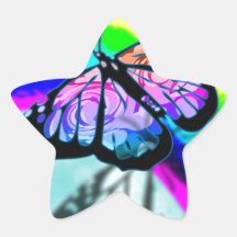 Rainbow Butterfly Sticker