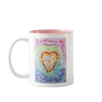 Rainbow Cancer Heart Mug