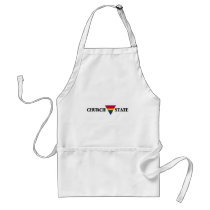 Rainbow church triangle state apron