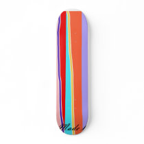 Rainbow Classic Skate Board Today by Deertrailco-B