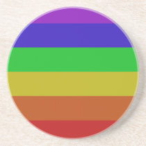 Rainbow coasters