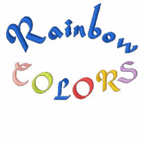 RAINBOW COLORS EMBROIDERED POLO SHIRT