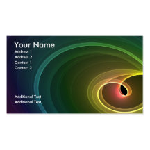 Rainbow colours business cards