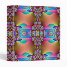 Rainbow Colours Fractal Binder