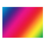 Rainbow Colours Postcard