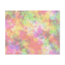 Rainbow Colours. Pretty, Colourful Clouds. Full Colour Flyer
