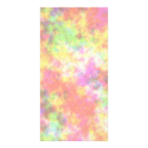 Rainbow Colours. Pretty, Colourful Clouds. Photo Card Template