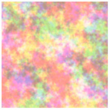 Rainbow Colours. Pretty, Colourful Clouds. Cut Outs