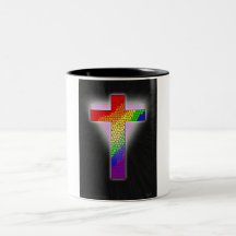 Rainbow Cross Mug