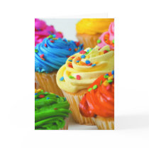 Rainbow cupcake