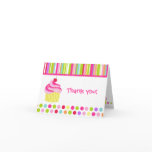 Rainbow Cupcake Thank You Note cards