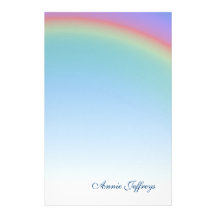 Rainbow Custom Stationery