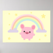 Rainbow Cutie Posters