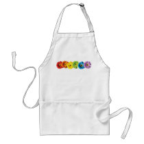 Rainbow Daisies Apron