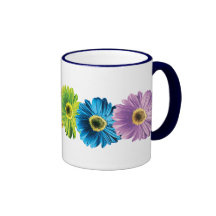 Rainbow Daisies Mug