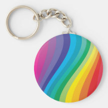 Rainbow design keychain
