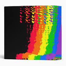 Rainbow Designed Binder