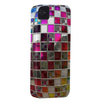 Rainbow Disco Ball Mirrors Iphone 4 Covers