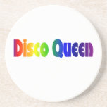 Rainbow Disco Queen Drink Coaster