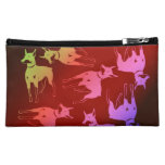 Rainbow Doberman Bag Makeup Bag