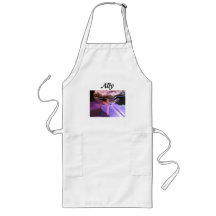Rainbow Dragonfly Long Apron
