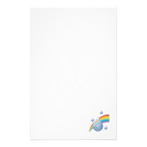 Rainbow drops stationery