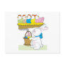 Rainbow Easter Chickens Postcard