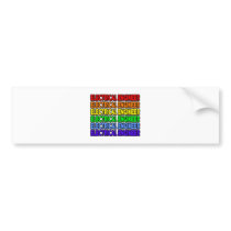Rainbow Electrical Engineer bumper stickers