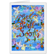 Rainbow Fairy Get Well Card